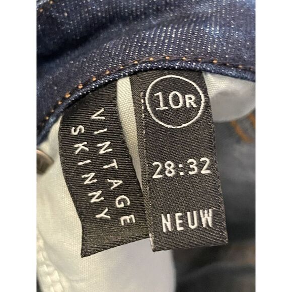 NWT Neuw‎ Mid Rise Skinny Berlin Blue Jean Women's Size 28 Nordstrom Faded Slim - Picture 5 of 6
